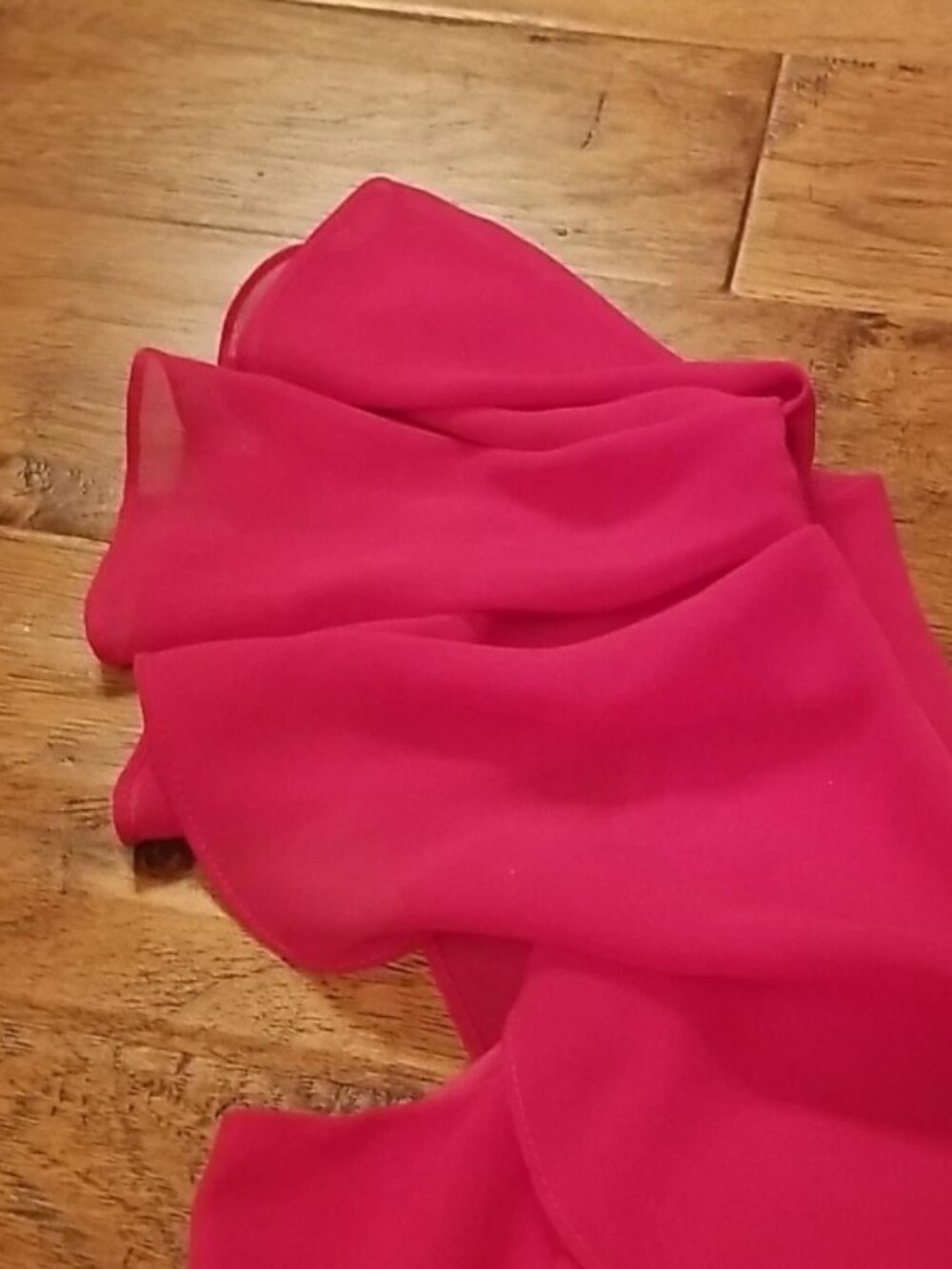 Teri Jon Rickie Freeman Designer $800 Pink Magenta Diagonally Tiered Gown Sz 12 - Picture 8 of 10